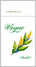 Vogue Super Slims Menthol 100s