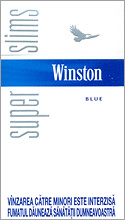 Winston Super Slims Blue 100's