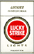 Lucky Strike Lights Cigarettes pack