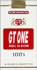GT ONE FULL FLAVOR SOFT 100 Cigarettes pack