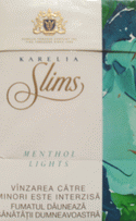 Karelia Slims Menthol Lights 100`s