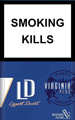 LD Virginia Plus Blue Cigarettes pack