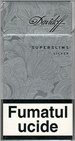 Davidoff Super Slims Silver Cigarettes pack