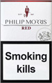 Philip Morris Red Cigarettes pack