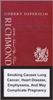 Richmond Cherry Super Slims 100s Cigarettes pack