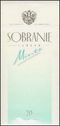 Sobranie Slims Mints 100's Cigarettes pack