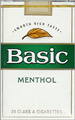 BASIC FULL FLAVOR MENTHOL SP KING Cigarettes pack