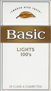 BASIC LIGHT BOX 100 Cigarettes pack