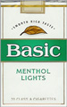 BASIC LIGHT MENTHOL SP KING Cigarettes pack
