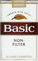 BASIC NON FILTER SP KING Cigarettes pack