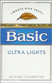 BASIC ULTRA LIGHT BOX KING Cigarettes pack