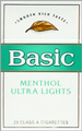 BASIC ULTRA LIGHT MEN BOX KING Cigarettes pack