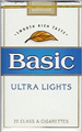 BASIC ULTRA LIGHT SP KING Cigarettes pack