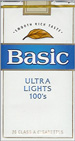 BASIC ULTRA LIGHT SP 100 Cigarettes pack
