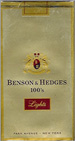 BENSON HEDGE LIGHT SP 100 Cigarettes pack
