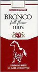 BRONCO FULL FLAVOR 100 Cigarettes pack