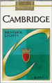 CAMBRIDGE LIGHT MENTHOL KING Cigarettes pack