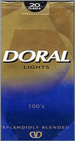 DORAL LIGHT 100 Cigarettes pack