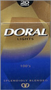 DORAL LIGHT BOX 100 Cigarettes pack