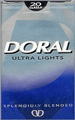 DORAL ULTRA LIGHT KING Cigarettes pack