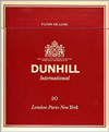 DUNHILL INTERNATIOAL-RED Cigarettes pack