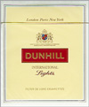 DUNHILL INTERNATIONAL LIGHT KG Cigarettes pack
