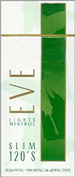 EVE LIGHT MENTHOL 120 Cigarettes pack