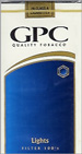 G.P.C. LIGHT 100 Cigarettes pack