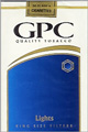 G.P.C. LIGHT KING Cigarettes pack