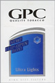 G.P.C. ULTRA LIGHT BOX KING Cigarettes pack