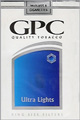 G.P.C. ULTRA LIGHT KING Cigarettes pack