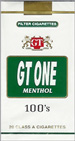 GT ONE FULL FLAVOR MENT SP 100 Cigarettes pack