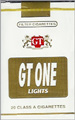 GT ONE LIGHT SOFT KING Cigarettes pack