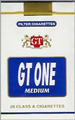 GT ONE MEDIUM SOFT KING Cigarettes pack