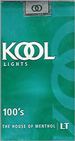KOOL LIGHT BOX 100 Cigarettes pack