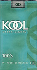 KOOL ULTRA LIGHT SP 100 Cigarettes pack