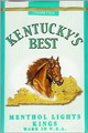 KY'S BEST LT MENTHOL SOFT KING Cigarettes pack