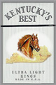 KY'S BEST ULTRA LIGHT BOX KING Cigarettes pack