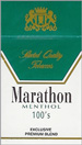 MARATHON FF MENTHOL BOX 100 Cigarettes pack