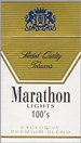 MARATHON LIGHT BOX 100 Cigarettes pack