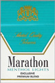 MARATHON MENTHOL LT BOX KING Cigarettes pack