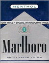MARLBORO MENT BLUE BX 72MM Cigarettes pack