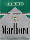 MARLBORO MENT GREEN BX 72MM Cigarettes pack