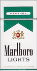 MARLBORO MENT LIGHT BOX KING Cigarettes pack
