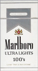 MARLBORO ULTRA BOX 100 Cigarettes pack