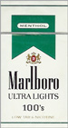 MARLBORO ULTRA MENT. BOX 100 Cigarettes pack