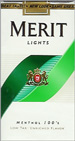 MERIT MENTHOL 100 Cigarettes pack