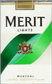 MERIT MENTHOL KING Cigarettes pack