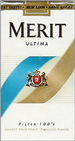 MERIT ULTIMA 100 Cigarettes pack