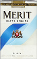 MERIT ULTRA KING Cigarettes pack